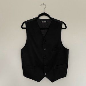 Men's Umo Lorenzo Black Formal Vest